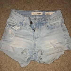 Pacsun Bullhead Light Wash Shorts